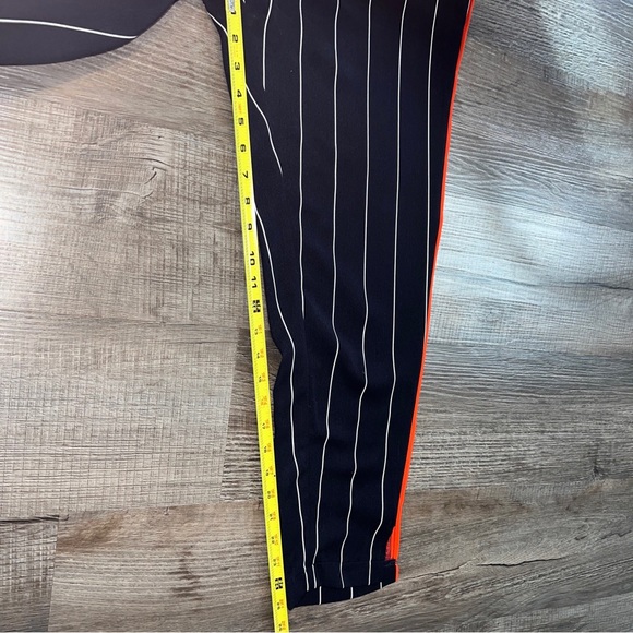Anthropologie | Ett:twa piped and striped Orange White Blue pants Sz small comfy - Picture 8 of 10